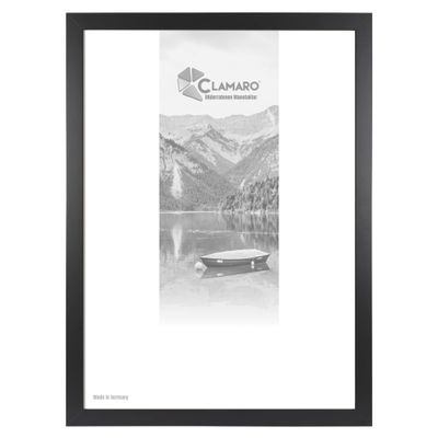 CLAMARO COLLAGE Picture Frame, Matte Black, MDF, 84 x 16 cm, with Acrylic Glass