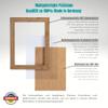 CLAMARO COLLAGE Picture Frame, Matte Black, MDF, 84 x 16 cm, with Acrylic Glass view 4