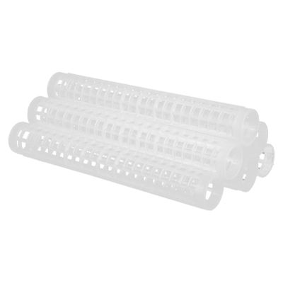 6 Plastic Plant Climbing Poles, White Moss Poles
