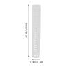 6 Plastic Plant Climbing Poles, White Moss Poles view 2