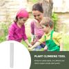 6 Plastic Plant Climbing Poles, White Moss Poles view 3
