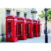 Aoihrraan 3.5 x 2.5 m London Red Telephone Booth Background, British City Street Scene view 1