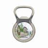 Refrigerator Magnet Bottle Opener, Sant Julià de Lòria, Andorra Souvenir, Santa Claus view 1