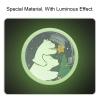 Crystal Glass Drawer Knobs, Polar Bear Mother and Baby, Decorated Christmas Tree, Glow-in-the-Dark, 4-Pack view 2