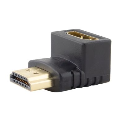 SeKi 90-Degree HDMI Angle Adapter, HDMI Male to HDMI Female, 4K 3D Full HD