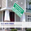 Abipuir Funny "Emergency Exit Only" Flag, Alarm Sounds When Door Opens, 60 x 90 cm view 4