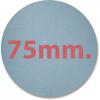 75 mm Grinding Discs Without Holes, Box of 100, Grit 800 view 1