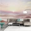 3D Sunrise Mountain Peak Zen Landscape Nonwoven Photo Wallpaper, 200 x 140 cm view 1