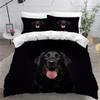 NYSMGS Black Labrador Kids' Bedding Set, 135 x 200 cm view 1