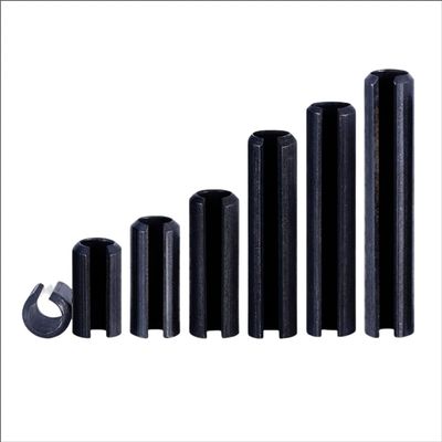 5 Black Carbon Steel Spring Pins, M12 x 90 mm