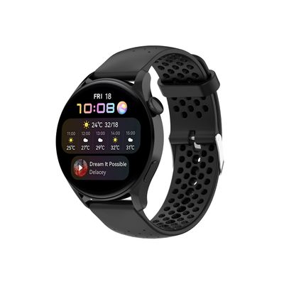 JYMYI 22 mm Watch Band for Xiaomi Mi Watch and Compatible Models, Black