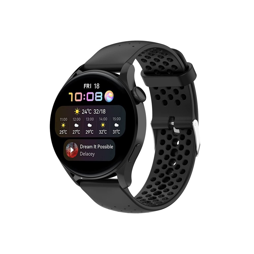 JYMYI 22 mm Watch Band for Xiaomi Mi Watch and Compatible Models, Black