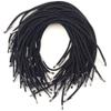 50 Black Elastic Hook Cords, 25 cm, with Metal Ends view 1