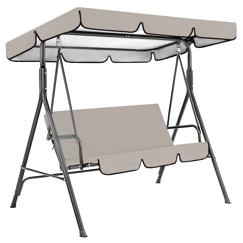 FHYTGBS Waterproof Swing Seat and Canopy Cover, Gray