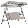 FHYTGBS Waterproof Swing Seat and Canopy Cover, Gray view 1