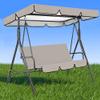 FHYTGBS Waterproof Swing Seat and Canopy Cover, Gray view 4