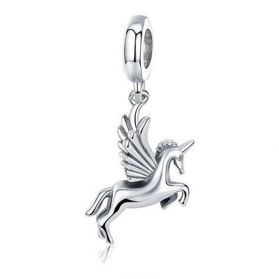 LOKILOKI 925 Sterling Silver Trendy Memory Charm Pendant for Women’s Charm Bracelets, DIY Jewelry Making