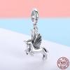 LOKILOKI 925 Sterling Silver Trendy Memory Charm Pendant for Women’s Charm Bracelets, DIY Jewelry Making view 2