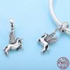 LOKILOKI 925 Sterling Silver Trendy Memory Charm Pendant for Women’s Charm Bracelets, DIY Jewelry Making view 3