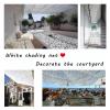 Da0pxer White Camouflage Net, Sun Shade, 2/3/4/5/6 m, Reinforced Camo Shade Net, 7 x 9 m (26.2 x 29.5 ft) view 4