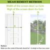 Magnetic Screen Door Mosquito Net 95 x 240 cm, No Drilling, Easy Adhesive Installation, White view 4