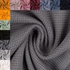 Bella Tessuti “Clarissa” Waffle Jersey Fabric, from 50 cm, 300 g/m², 150 cm Wide (Dark Gray 285) view 1