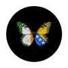 Irish Bosnian Flag Butterfly PopSockets with Interchangeable PopGrip view 3