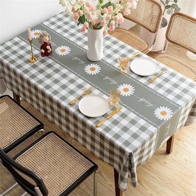 Chickwin Lemon PVC Oilcloth Tablecloth, Wipeable and Waterproof, 80 x 120 cm, Spring