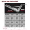 XLHWJCP 2-Pack Folding Heavy-Duty Stainless Steel Shelf Brackets, 10 in (251 mm), 150 kg Capacity view 2
