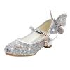 Girls' Butterfly Crystal Sequin Princess Costume Sandals with Heel view 1