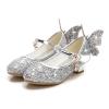 Girls' Butterfly Crystal Sequin Princess Costume Sandals with Heel view 2
