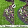 NAIZY Flexible Plastic Lawn Edging 4 x 10 m, 5 cm High, with 120 Fixing Nails, Green view 3