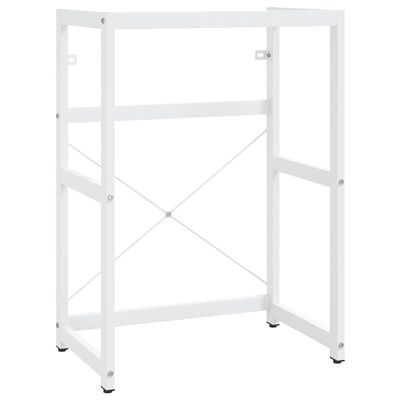 vidaXL Bathroom Vanity Frame White 59x38x83 cm Iron