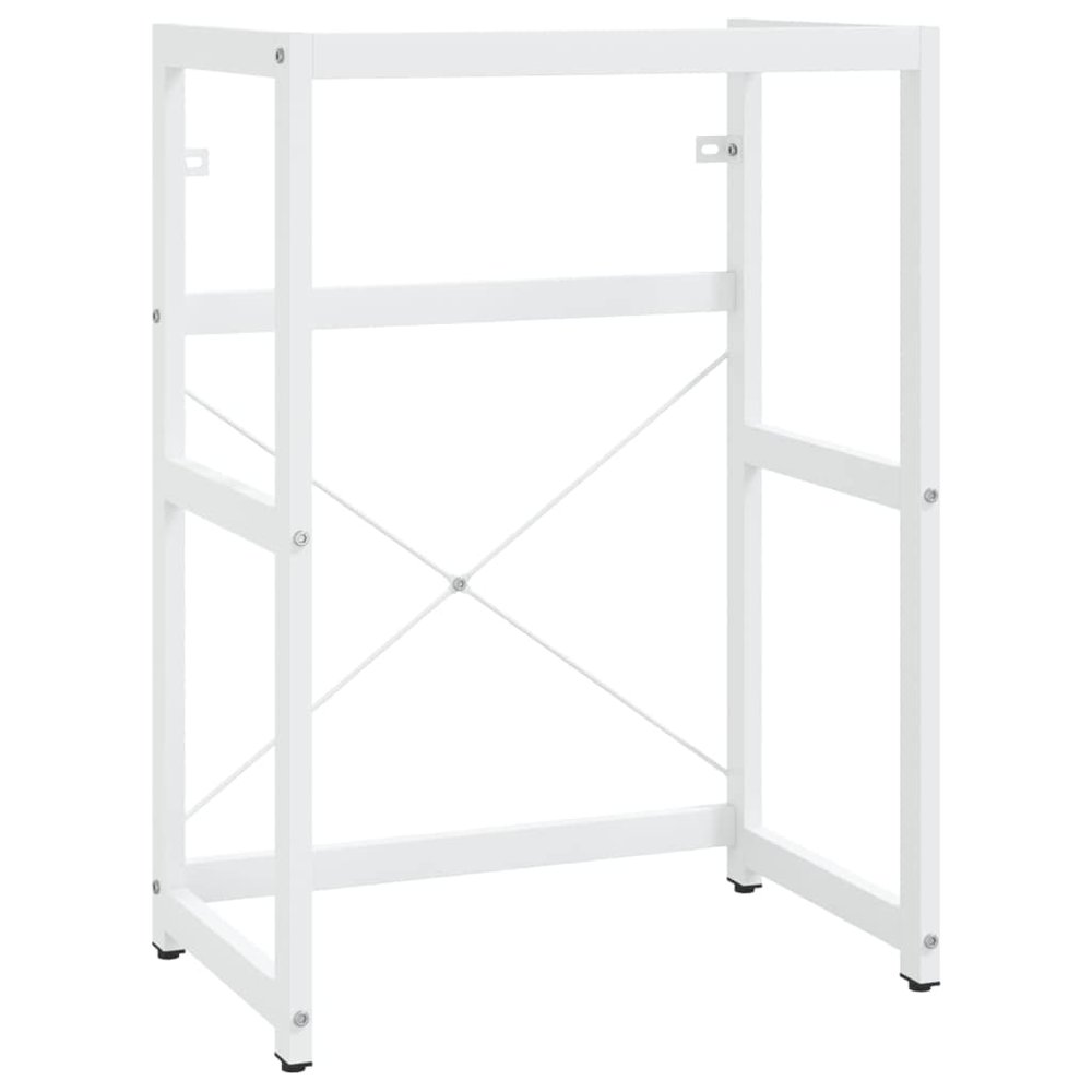 vidaXL Bathroom Vanity Frame White 59x38x83 cm Iron