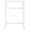vidaXL Bathroom Vanity Frame White 59x38x83 cm Iron view 3
