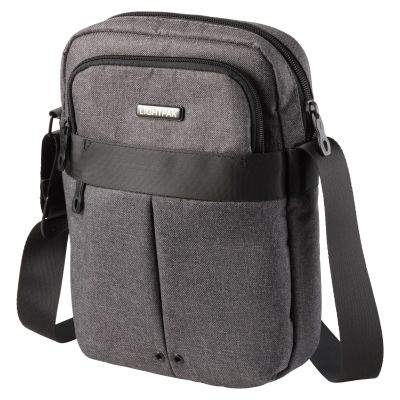fixbag FB1246164 Bicycle Shoulder Bag with KLICKfix Adapter for E-Bikes, Gray