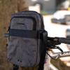fixbag FB1246164 Bicycle Shoulder Bag with KLICKfix Adapter for E-Bikes, Gray view 2