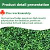 QIAOH Artificial Boxwood Plants, 4-Piece Set, UV-Protected Privacy Hedge view 3