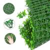 QIAOH Artificial Boxwood Plants, 4-Piece Set, UV-Protected Privacy Hedge view 4