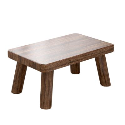 Solid Wood Stackable Stool and Footstool