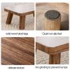 Solid Wood Stackable Stool and Footstool view 4