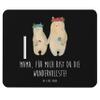 Mr. & Mrs. Panda Mouse Pad – Bear with Flower Crown view 1