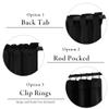 KGORGE Black Velvet Blackout Curtains, 244 cm, 2 Panels view 4