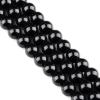 HAAMIIQII 30-Piece 12 mm Natural Black Agate Onyx Beads view 3