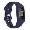 FONREST One-Piece Silicone Bumper Band for Fitbit Charge 6/5/4/3/SE, Dark Blue view 1