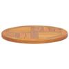 vidaXL Solid Teak Tabletop, Round, 50 cm, 2.5 cm Thick view 4