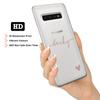 TULLUN Personalized Phone Case for Samsung Galaxy S22 Plus 5G – Clear Soft Gel, Rose Gold Name & Heart view 2