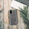 TULLUN Personalized Phone Case for Samsung Galaxy S22 Plus 5G – Clear Soft Gel, Rose Gold Name & Heart view 4