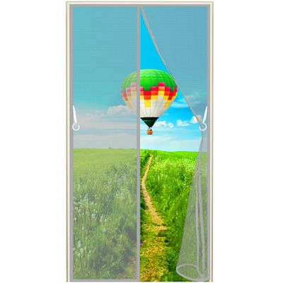 Magnetic Screen Door, Gray, 75 x 265 cm