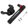 Buachois Mini Hand Bicycle Pump, High-Pressure Portable Pump for Bikes and Motorcycles, Black view 1